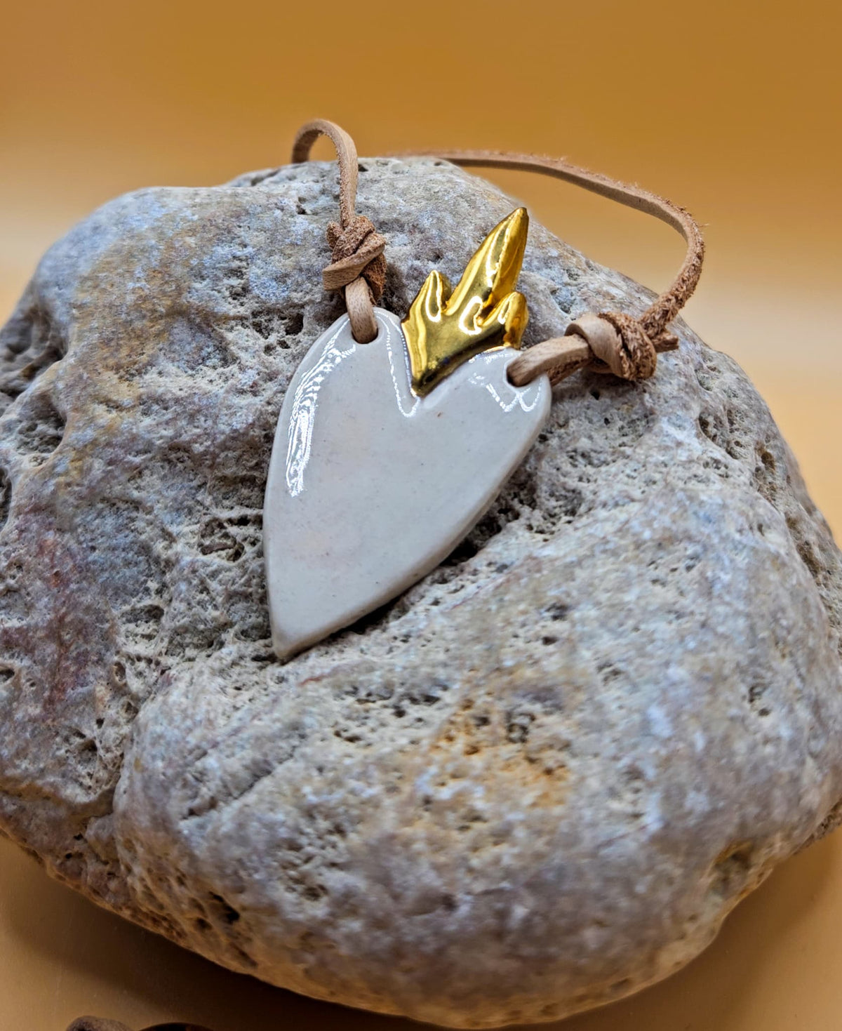 Collar Corazon Rey